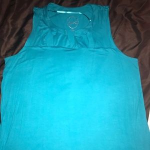 INC Sleeveless Shirt with Cutout Neckline 2X